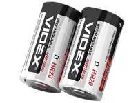  D - Videx HR20 7500 mAh Ni-MH 2BL VID-HR20/D-7500 (2 )