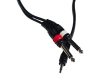   Rockdale Stereo Mini Jack M - 2x Mono Jack M 2m XC-002-2M