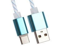  Liberty Project USB - USB Type-C 1m White-Light Blue 0L-00030559