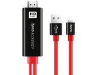  HOCO UA4 Apple HDMI Cable Black-Red