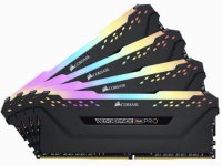   Corsair Vengeance RGB Pro DDR4 DIMM 3000MHz PC4-24000 CL15 - 32Gb KIT (4x8Gb) Black CM