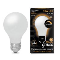  Gauss LED Filament A60 OPAL dimmable E27 10W 820lm 2700  102202110-D