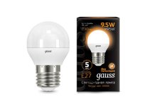  Gauss LED Globe E27 9.5W 3000K 105102110