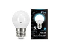  Gauss LED Globe E27 9.5W 4100K 105102210