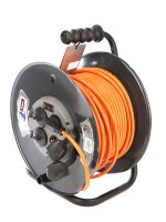    - ProfiLine 4 Sockets 3x1.5 16A   50m Orange cord UP21