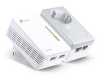  TP-Link TL-WPA4226KIT AV600 Powerline Wi-Fi KIT, Qualcomm, 300Mbps at 2.4GHz, 600Mbps Power