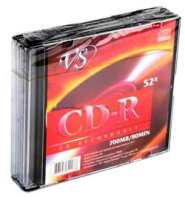  CD-R VS 700 CD-R 80 52x 5  slim box