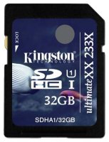   SDHC UHS-I 32GB Kingston Ultimate Class 10 (SDHA1/32GB)