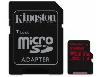   512Gb - Kingston MicroSDXC Class10 UHS-I U3 Canvas React SDCR/512GB (!)