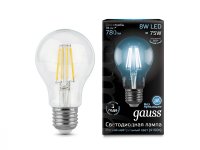  Gauss LED Filament E27 A60 8W 4100K 102802208