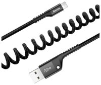  Baseus Fish Eye Spring USB - Lightning (CALSR-01) 1  black