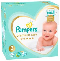   Pampers  Premium Care 3 (6-10 ) 114 .