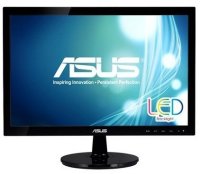  18.5" Asus VS197DE black (LED, LCD, Wide,1366 x768, 5 ms, 90/65, 200 cd/m, 50`000`000:1)