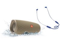  JBL Charge 4 Sand + T110BT Blue