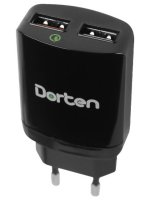   Dorten Dual USB Quick Charger QC 3.0 Black DN204301