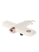  USB Red Line Plane 4 port White