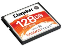   128Gb - Kingston Compact Flash Canvas Focus CFF/128GB