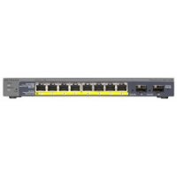 NETGEAR GS110TP-200EUS  PoE ProSafe 8 UTP 10/100/1000, 2xSFP, Smart Managed (repl.GS110TP-