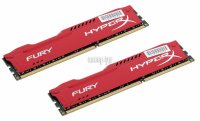   Kingston HyperX Fury Red Series DDR4 DIMM 2400MHz PC4-19200 CL15 - 16Gb KIT (2x8Gb) HX