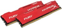   Kingston HyperX Fury DDR4 DIMM 2666MHz PC4-21300 CL16 - 32Gb KIT (2x16Gb) HX426C16FRK2