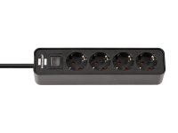  Brennenstuhl Ecolor 4 Sockets 1.5m Black 1153240000