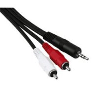  2xRCA "" - 3.5  Jack (m-m), , 0.5 ,  , , Hama [