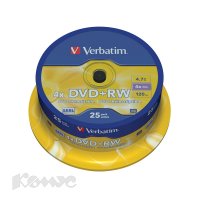 DVD+RW Verbatim DataLifePlus Advanced Azo 43489