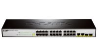 D-link DES-1100-26  24xUTP 10/100, 2  Combo UTP/SFP Gigabit, EasySmart switch, 19"