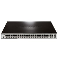 D-link DES-3200-52P  PoE 48xUTP 10/100, 2xUTP Gigabit, 2xCombo UTP/SFP Gigabit, L2, 19"