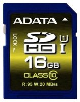 - SDHC 16  A-Data Premier Pro UHS-I class 10/class U1 ( ASDH16GUI1CL10-R )