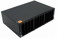  Hyperline FO-19V-3U-12xSLT-W130H30-96UN-BK