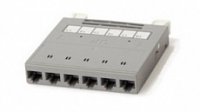  Hyperline PPTR-CSS-1-6xRJ45-C6A-SH-STL