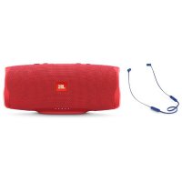   JBL Charge 4 Red + T110BT Blue