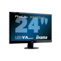  24" iiYama PLX2472HD-B1 ProLite 1920x1080; 0.277mm; 7ms; 250cd/m2; 3000:1; VGA; DVI; HDMI