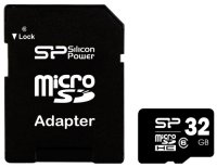   32 Gb Silicon Power MicroSDHC (SP032GBSTH006V10) ,  , Class 6 Retail