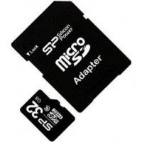   SDMicro (TransFlash) 32GB Silicon Power (Class 6) SD Adapter (SP032GBSTH006V10-SP)