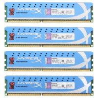   DDR3 Kingston 16Gb KIT Quad Channel (4GbX4) 2400MHz HyperX CL11 XMP KHX24C11K4/16X