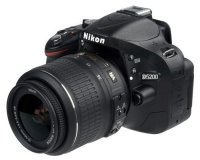  Nikon D5200 Black DBLKIT (DX 18-55 VR II + 55-200 VR II, 24.7Mp, 3.2" WiFi, GPS)