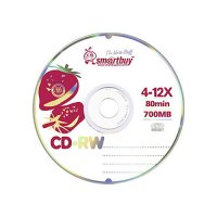  CD-RW Smartbuy 700Mb 4-12x   (100 .  .) (SB000124)