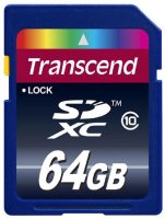   SecureDigital SecureDigital 64Gb Transcend SDXC Class10 (TS64GSDXC10-P2) + P2  