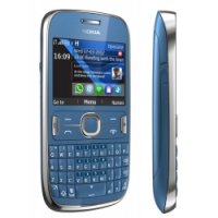   Nokia Asha 302 Blue   QWERTY-, Wi-Fi  3G