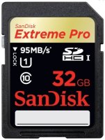   Sandisk Extreme Plus SDHC Class 10 UHS-I U3 V30 32GB w/o adapter (SDSDXWF-032G-GNCIN)