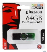  Flash USB drive KINGSTON Data Traveler 64Gb RET  [DT101G2/64GB]