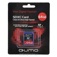   QUMO SDXC UHS-1  lass 10 64GB