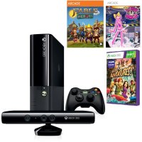   Microsoft XBox 360 250Gb  KINECT (+ Kinect Adventures) (S7G-00034) +  Dis