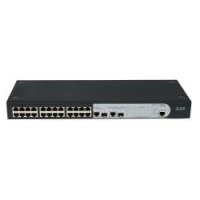  HP (JD990A) V1905-24, 24x10/100BaseTx, 2x10/100/1000BaseT or SFP, 19"