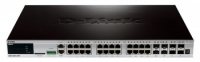 D-Link (DGS-3420-28TC)   (20UTP 10/100/1000Mbps + 4Combo 1000BASE-T/SFP + 4SFP)