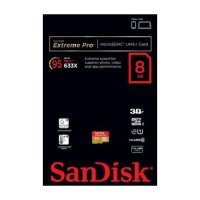 (SDSDQXP-008G-X46)   SanDisk Extreme Pro,  microSDHC, 8   