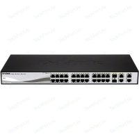 D-Link (DES-1210-28/ME)   (24UTP 10/100Mbps + 2SFP + 2Combo 1000BASE-T/SFP) [NE