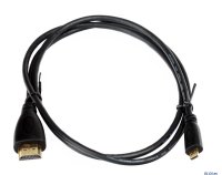  AOpen HDMI to Micro-HDMI 19M/M 1.4V+3D/Ethernet (ACG588-1M) 24K Gold plated, 4kx2k res.